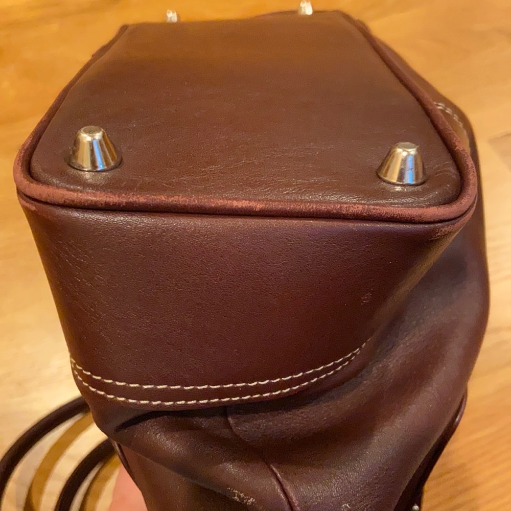 Brown Leather Coach Bag - Picture 8 of 10